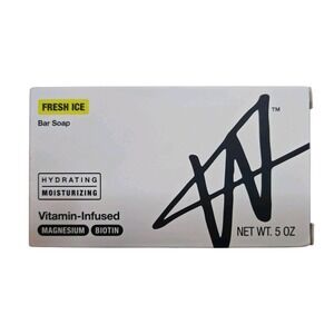 W By Winning 2 Pk Fresh Ice Bar Soap Hydrating Moisturizing Vitamin Infused 5oz